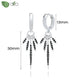 New round 925 Sterling Silver earringsAzizaK