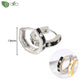 New round 925 Sterling Silver earringsAzizaK