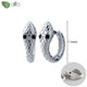New round 925 Sterling Silver earringsAzizaK
