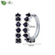 New round 925 Sterling Silver earringsAzizaK