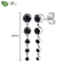 New round 925 Sterling Silver earringsAzizaK