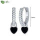 New round 925 Sterling Silver earringsAzizaK