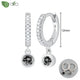 New round 925 Sterling Silver earringsAzizaK