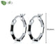 New round 925 Sterling Silver earringsAzizaK