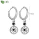New round 925 Sterling Silver earringsAzizaK