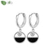 New round 925 Sterling Silver earringsAzizaK