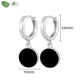 New round 925 Sterling Silver earringsAzizaK