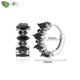 New round 925 Sterling Silver earringsAzizaK