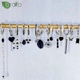 New round 925 Sterling Silver earringsAzizaK