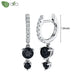 New round 925 Sterling Silver earringsAzizaK