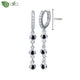 New round 925 Sterling Silver earringsAzizaK