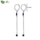 New round 925 Sterling Silver earringsAzizaK