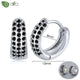 New round 925 Sterling Silver earringsAzizaK