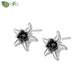 New round 925 Sterling Silver earringsAzizaK