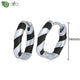 New round 925 Sterling Silver earringsAzizaK