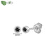 New round 925 Sterling Silver earringsAzizaK