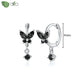 New round 925 Sterling Silver earringsAzizaK