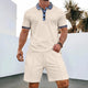 🌞 New Summer Waffle Set – Solid Color Zip - Up Lapel Top & Shorts (2 - Piece)AzizaK