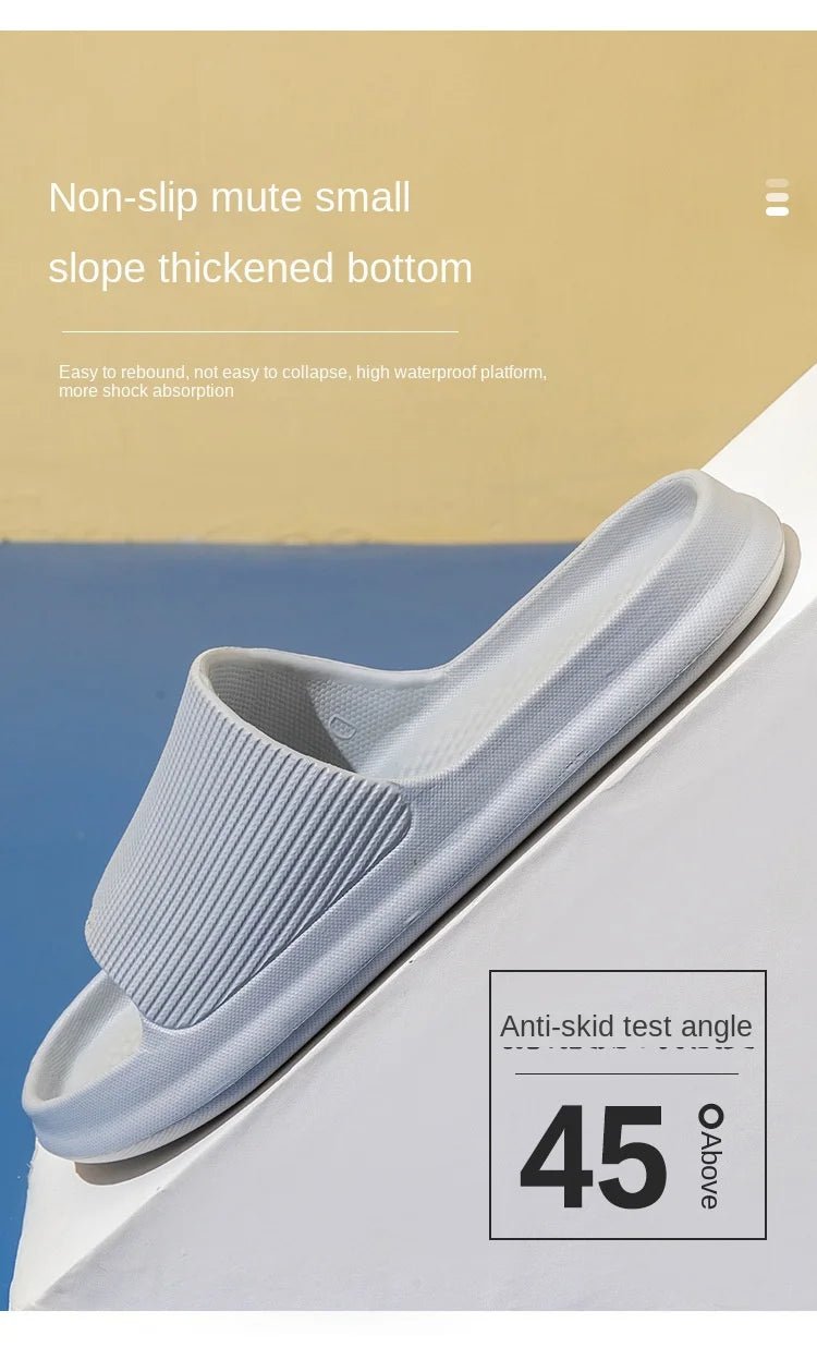 Non - slip, wear - resistant, thick EVA sole, comfortable, bathroom flip - flopsAzizaK