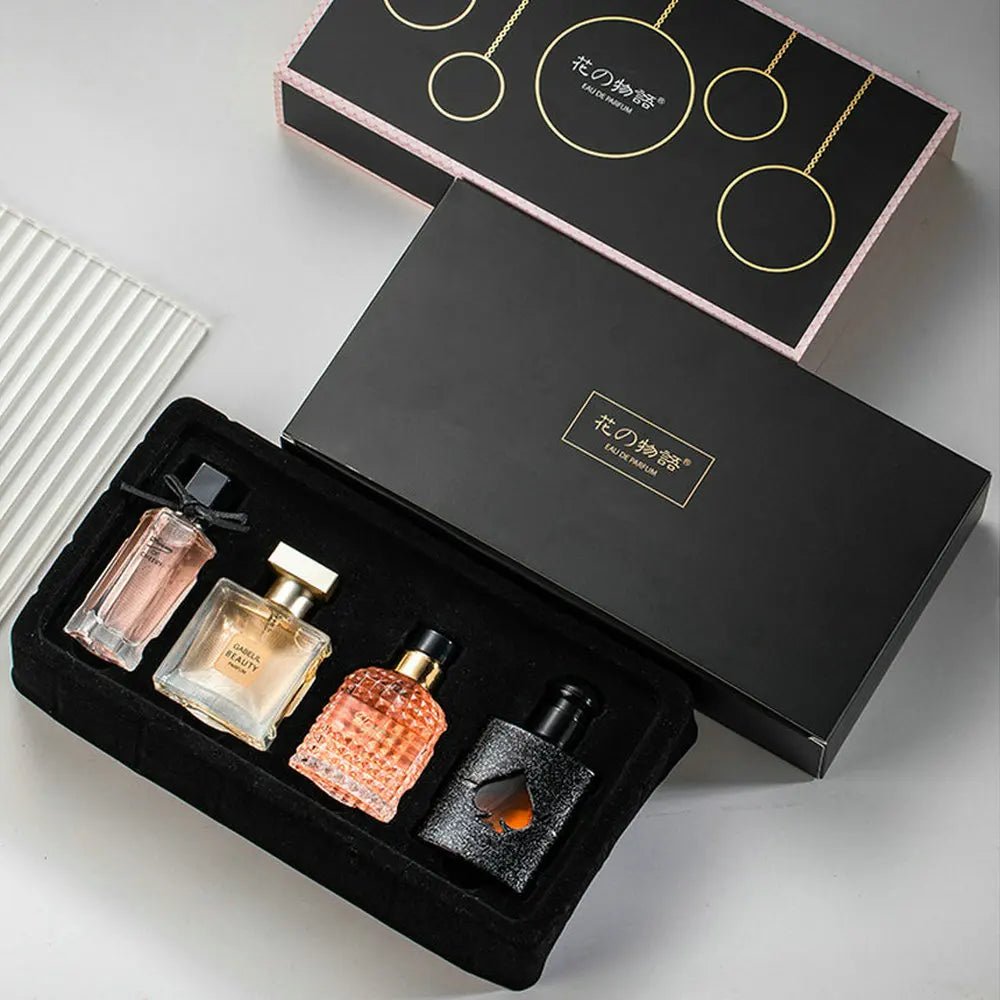 Original Perfume Gift Set 105ml, Four - Piece Set, Fresh and Long - Lasting Fragrance, Eau de Parfum, Plant Floral Fragrance, Fresh FragranceAzizaK