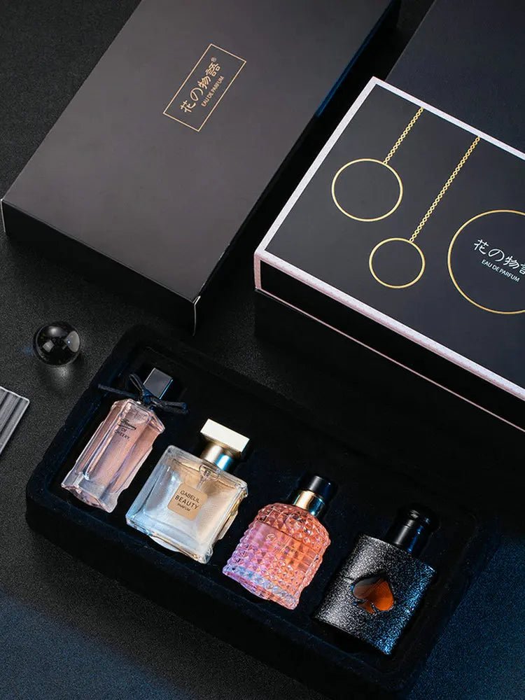 Original Perfume Gift Set 105ml, Four - Piece Set, Fresh and Long - Lasting Fragrance, Eau de Parfum, Plant Floral Fragrance, Fresh FragranceAzizaK