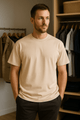 👕 Oversized Heavy Cotton T-Shirt – Loose Fit, Dropped Shoulders & Short SleevesAzizaK