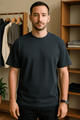👕 Oversized Heavy Cotton T-Shirt – Loose Fit, Dropped Shoulders & Short SleevesAzizaK