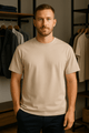 👕 Oversized Heavy Cotton T-Shirt – Loose Fit, Dropped Shoulders & Short SleevesAzizaK