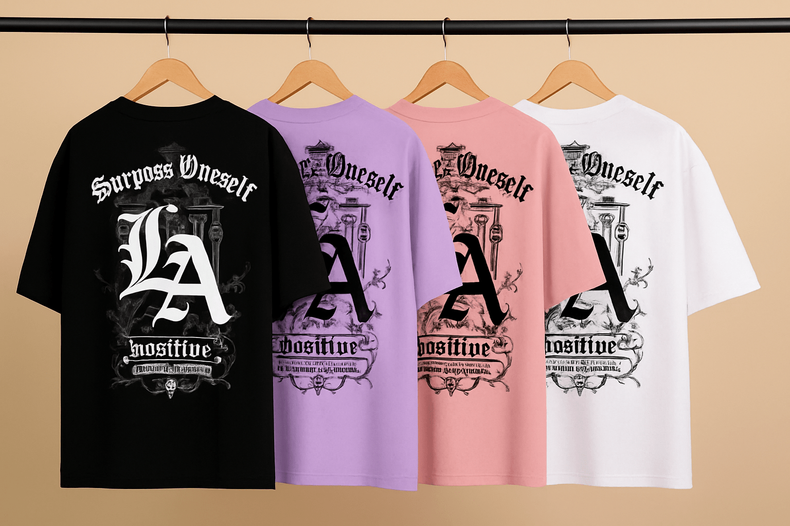 Oversized LA Graphic T-Shirt – Urban Streetwear StyleAzizaK