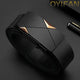 OYIFAN Luxury Automatic Buckle Belt – Geometric Black DesignAzizaK