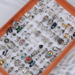 Pack of 20 vintage punk snake ringsAzizaK