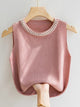 Pearl Collar Tank TopAzizaK