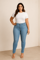 Pencil cut denim pantsAzizaK
