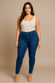Pencil cut denim pantsAzizaK