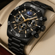 Poedagar Luxury Chronograph Watch – 3ATM WaterproofAzizaK