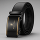 Premium Genuine Leather Men’s Belt with Automatic Ratchet Buckle – Elegant and DurableAzizaK