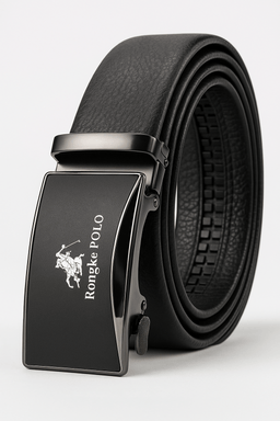 Premium Genuine Leather Men’s Belt with Automatic Ratchet Buckle – Elegant and DurableAzizaK