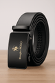 Premium Genuine Leather Men’s Belt with Automatic Ratchet Buckle – Elegant and DurableAzizaK
