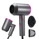 Professional Hair Dryer 1800W Powerful Hot and Cold Strong Wind Blower Constant Temperature Collecting Air Comb Nozzle GearAzizaK