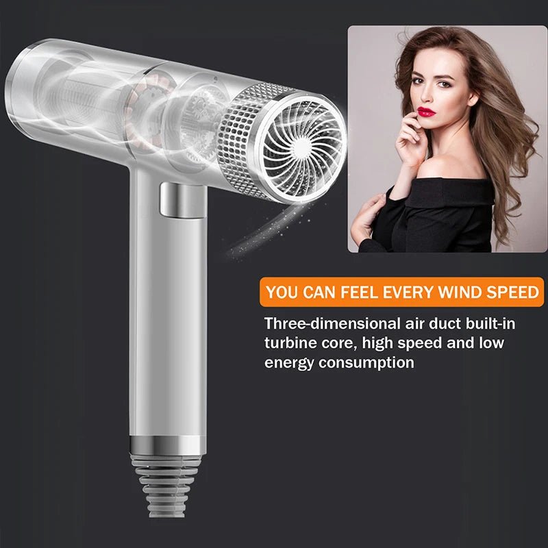 Professional Hair Dryer Infrared Negative Ionic Blow Dryer Hot&Cold Wind Salon Hair Styler Tool Hair Electric Drier BlowerAzizaK