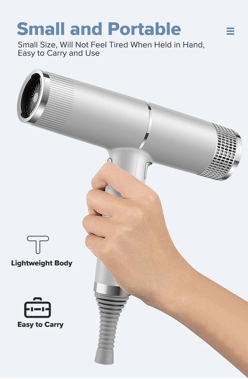 Professional Hair Dryer Infrared Negative Ionic Blow Dryer Hot&Cold Wind Salon Hair Styler Tool Hair Electric Drier BlowerAzizaK