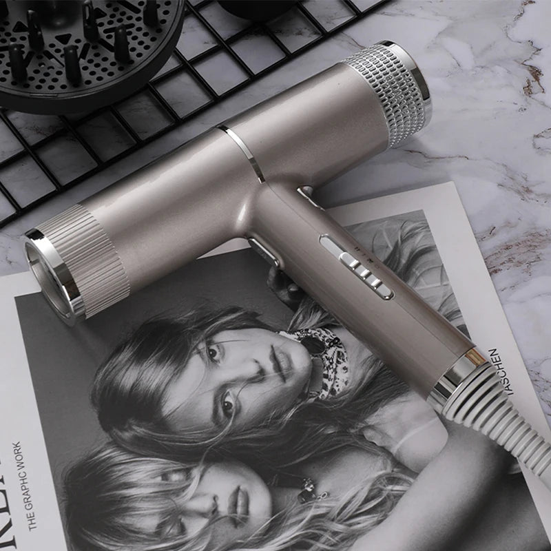 Professional Hair Dryer Infrared Negative Ionic Blow Dryer Hot&Cold Wind Salon Hair Styler Tool Hair Electric Drier BlowerAzizaK