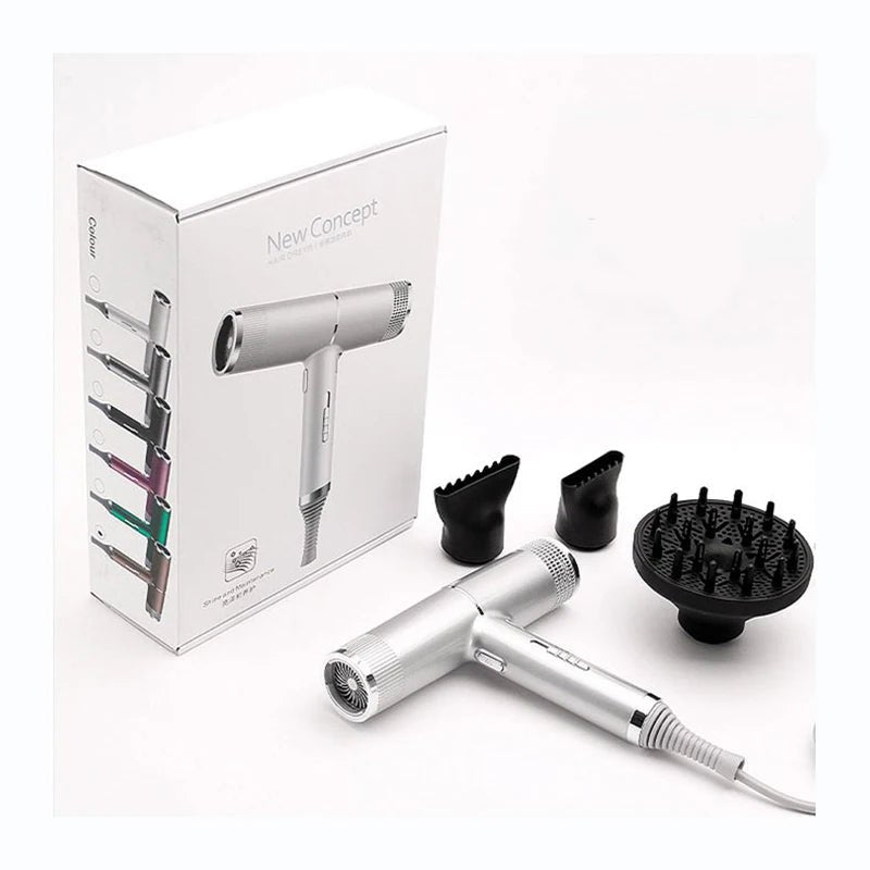 Professional Hair Dryer Infrared Negative Ionic Blow Dryer Hot&Cold Wind Salon Hair Styler Tool Hair Electric Drier BlowerAzizaK