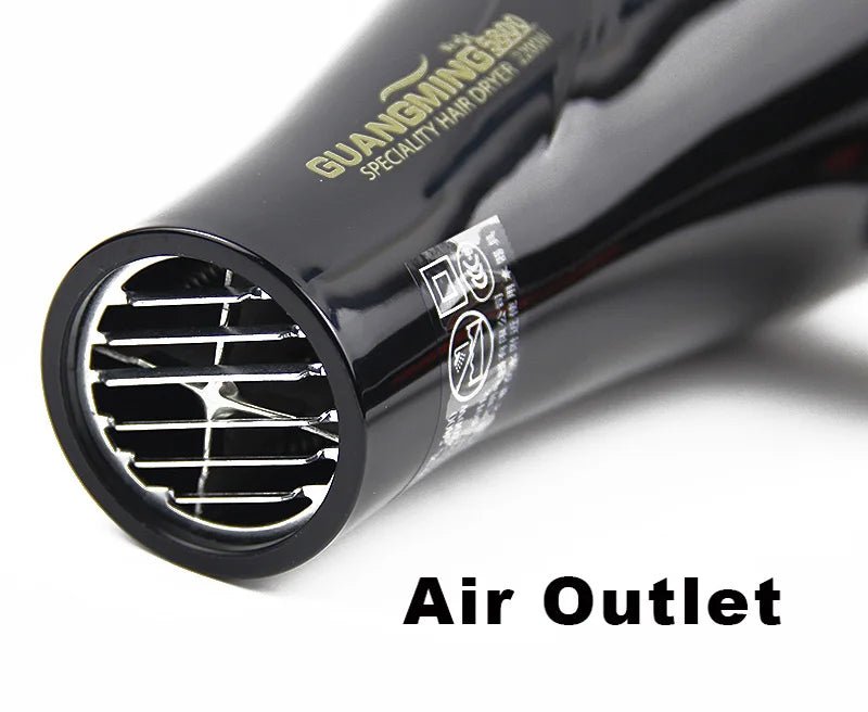 Real 2200W Professional Powerful Hair Dryer Fast Heating Hot And Cold Adjustment Ionic Air Blow Dryer For Hair Salon UseAzizaK