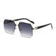 Retro Oversized Double Bridge Metal Sunglasses UV400AzizaK