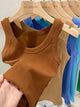 Ribbed Solid Tank TopAzizaK