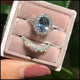 Rings Exquisite White Drill Fashion RingsAzizaK