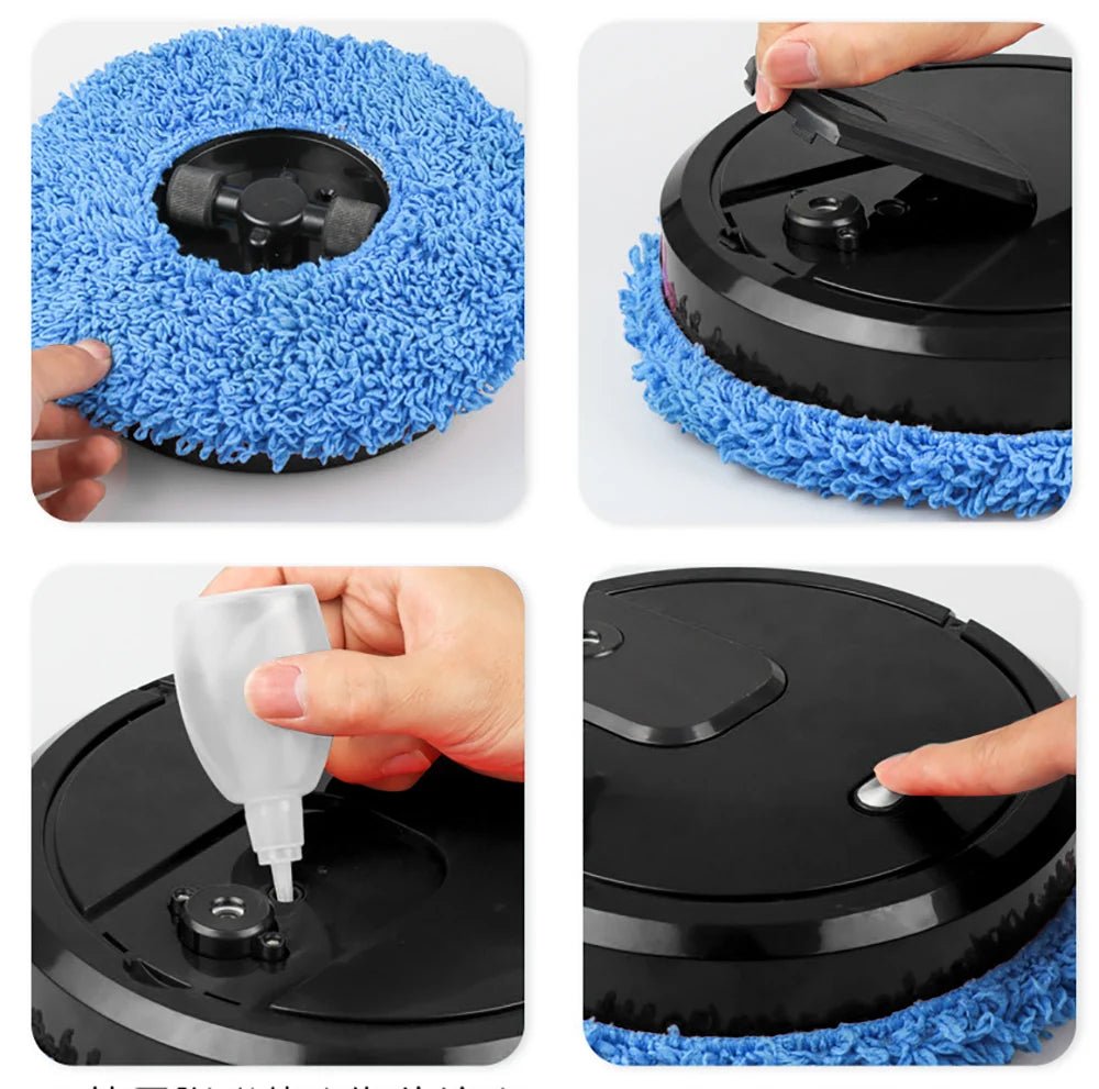 Robot Cleaner Floor Mopping Sweeping Machine 3 In 1 Smart Dust Auto Sweeper USBAzizaK