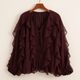 Ruffle V - Neck BlouseAzizaK