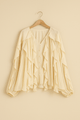 Ruffle V - Neck BlouseAzizaK